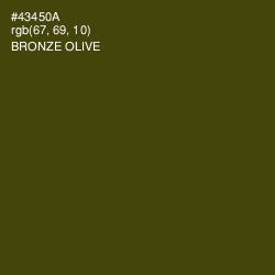 #43450A - Bronze Olive Color Image